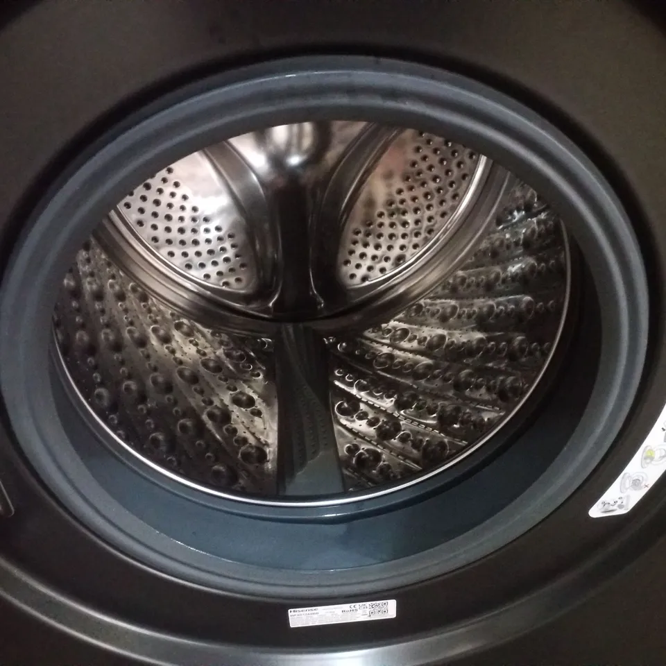 HISENSE WF5S1245BB 12KG 1400 SPIN WASHING MACHINE - BLACK