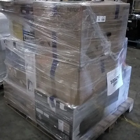 PALLET OF APPROXIMATELY 14 UNPROCESSED RAW RETURN HOUSEHOLD AND ELECTRICAL GOODS TO INCLUDE;