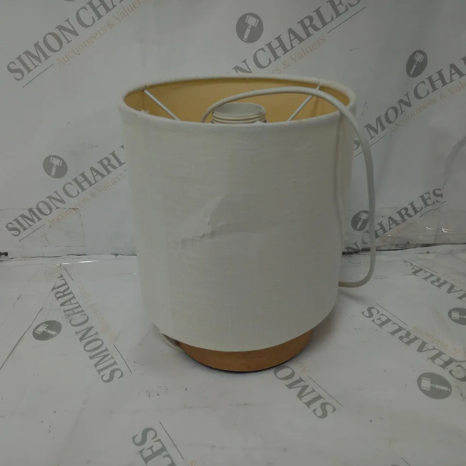 JOHN LEWIS SLATER WOOD TABLE LAMP 