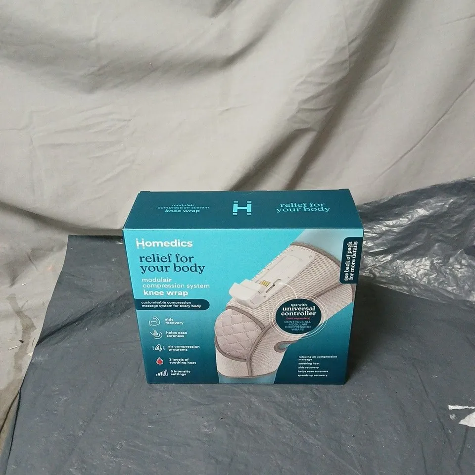 HOMEDICS MODULAIR COMPRESSION SYSTEM KNEE WRAP BOXED