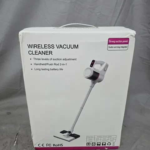 BOXED CORDLESS VACUUM CLEANER – 2-IN-1 HANDHELD AND ROD