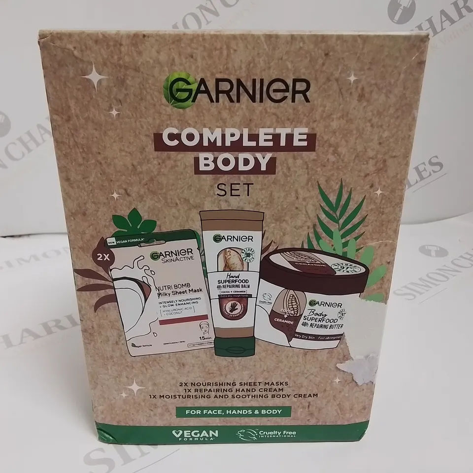 GARNIER COMPLETE BODY SET RRP £21