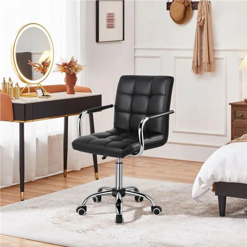 BOXED YAHEETECH SIEBERT ERGONOMIC DESK CHAIR - BLACK (1 BOX)