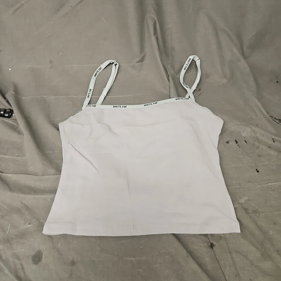 WHITE FOX TANK TOP IN GREY SIZE S