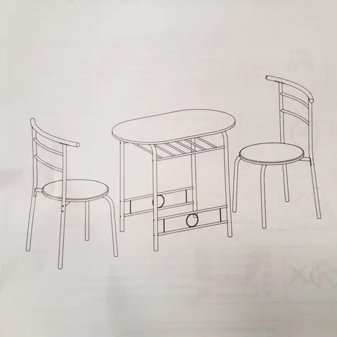 BOXED 2-PERSON DINING SET