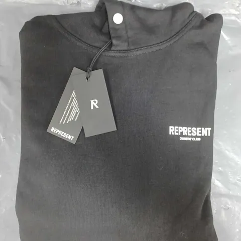 REPRESENT OWNERS CLUB HOODIE IN BLACK SIZE XS