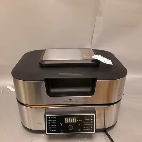 BOXED COOK'S ESSENTIALS GRILL & AIRFRYER 5.5L