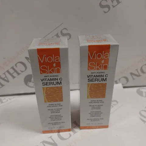 2 X VIOLA SKIN VITAMIN C SERUM FOR FACE