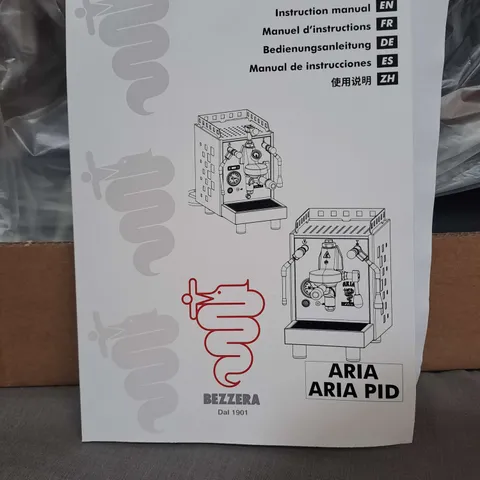 BOXED BEZZERA ARIA PID ESPRESSO COFFEE MACHINE - COLLECTION ONLY