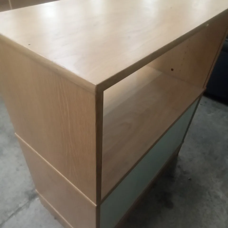 2 TIER WOODEN DISPLAY/STORAGE UNIT 80×93×40CM