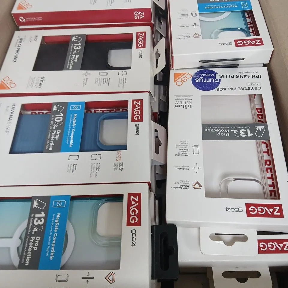 APPROXIMATELY 60 ASSORTED ZAGG IPHONE 14 PRO MAX PROTECTIVE CASES 