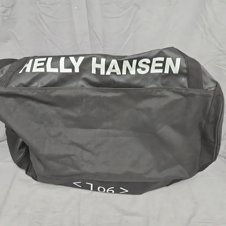 HELLY HANSEN DUFFEL BAG – BLACK