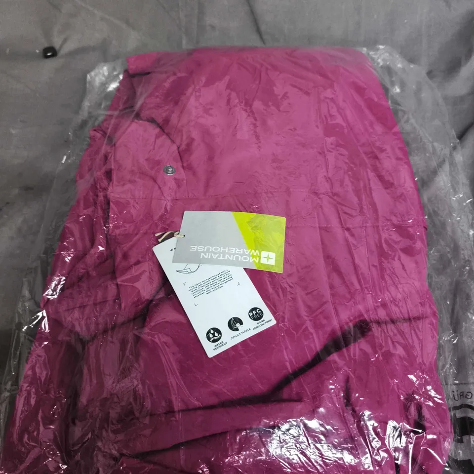 MOUNTAIN WAREHOUSE FELL KIDS 3-IN-1 WATER-RESISTANT JACKET – BERRY - CHILDRENS 13