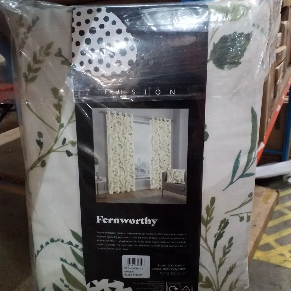 FERNWORTHY EYELET ROOM DARKENING CURTAINS 