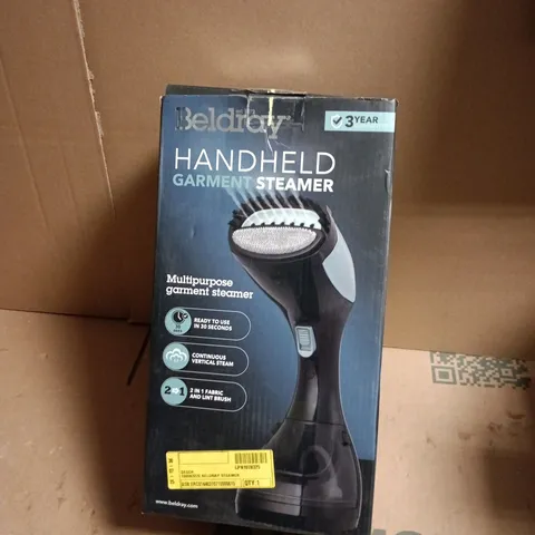 BELDRAY HANDHELD GARMENT STEAMER – BOXED 