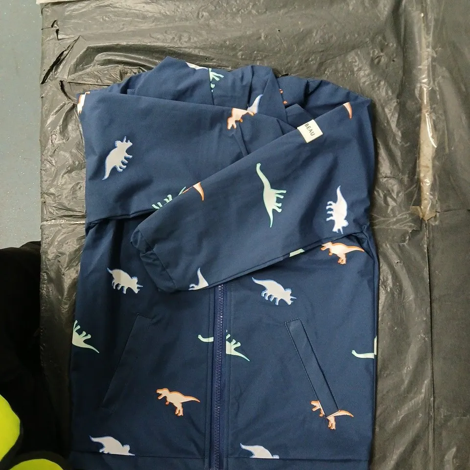 HOLLY & BEAU COLOUR-CHANGING DINOSAUR RAINCOAT, AGE 3-4