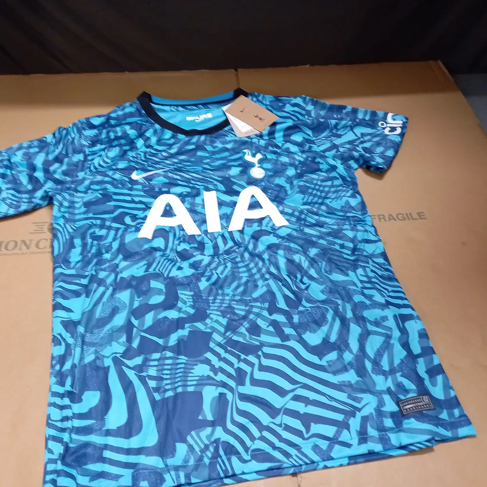 TOTTENHAM HOTSPURS BLUE FOOTBALL JERSEY - M
