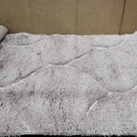 BRAND NEW PACO HOME GREY PALMA RUG SIZE 80CM X 150CM