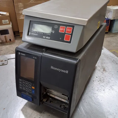 HERBERT BC-802 CHECK-WEIGHING SCALE & LABELER