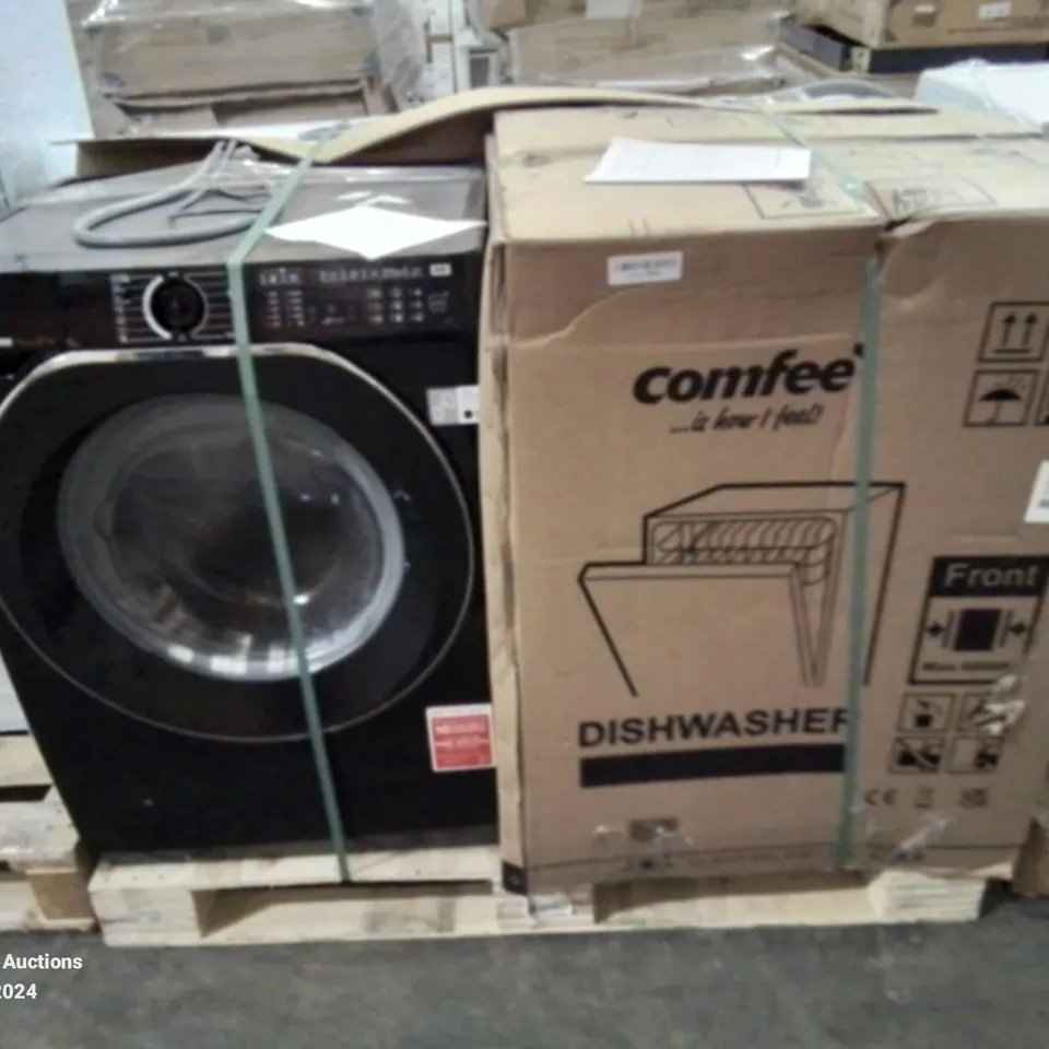 PALLET OF APPROXIMATELY 4 UNPROCESSED RAW RETURN WHITE GOODS TO INCLUDE;