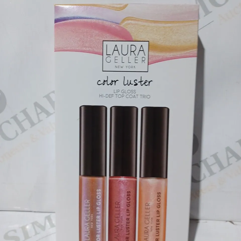 BOXED LAURA GELLER COLOR LUSTER LIP GLOSS