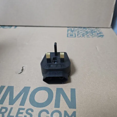 BOX OF APPROXIMATELY 40 EURO ADAPTER PLUGS 