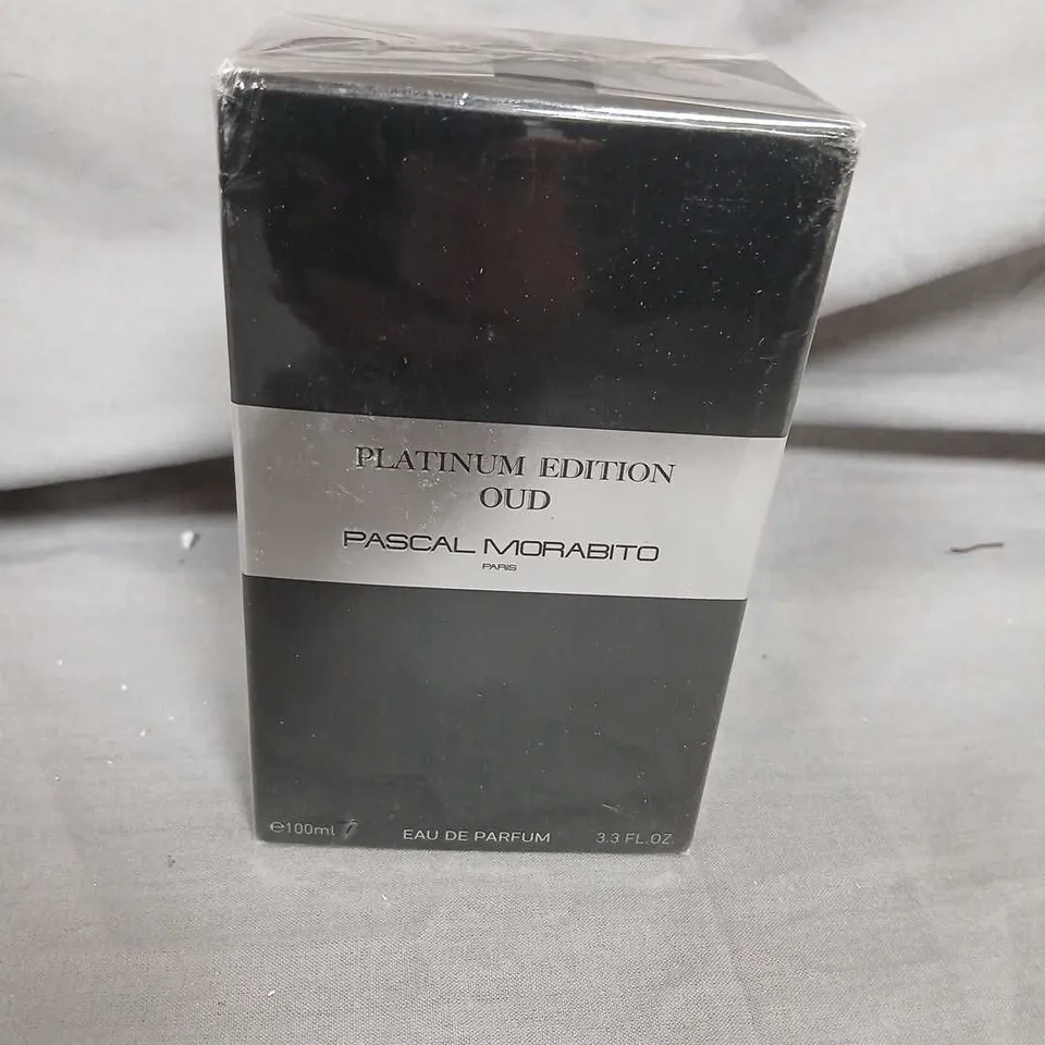 BOXED AND SEALED PLATINUM EDITION OUD PASCAL MORABITO PARIS EAU DE PARFUM 100ML