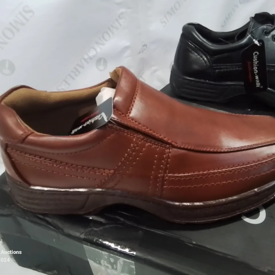 SELECTION OF BOXED CUSHION-WALK LEATHER SHOES, (STYLES, COLOURS AND SIZES VARY)