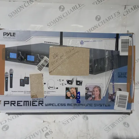 BOXED PYLE PREMIER WIRELESS MICROPHONE SYSTEM PDWM4350U