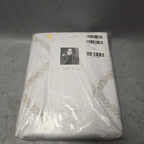 SAM FAIERS LAUREL TRAIL DUVET COVER SET KING 