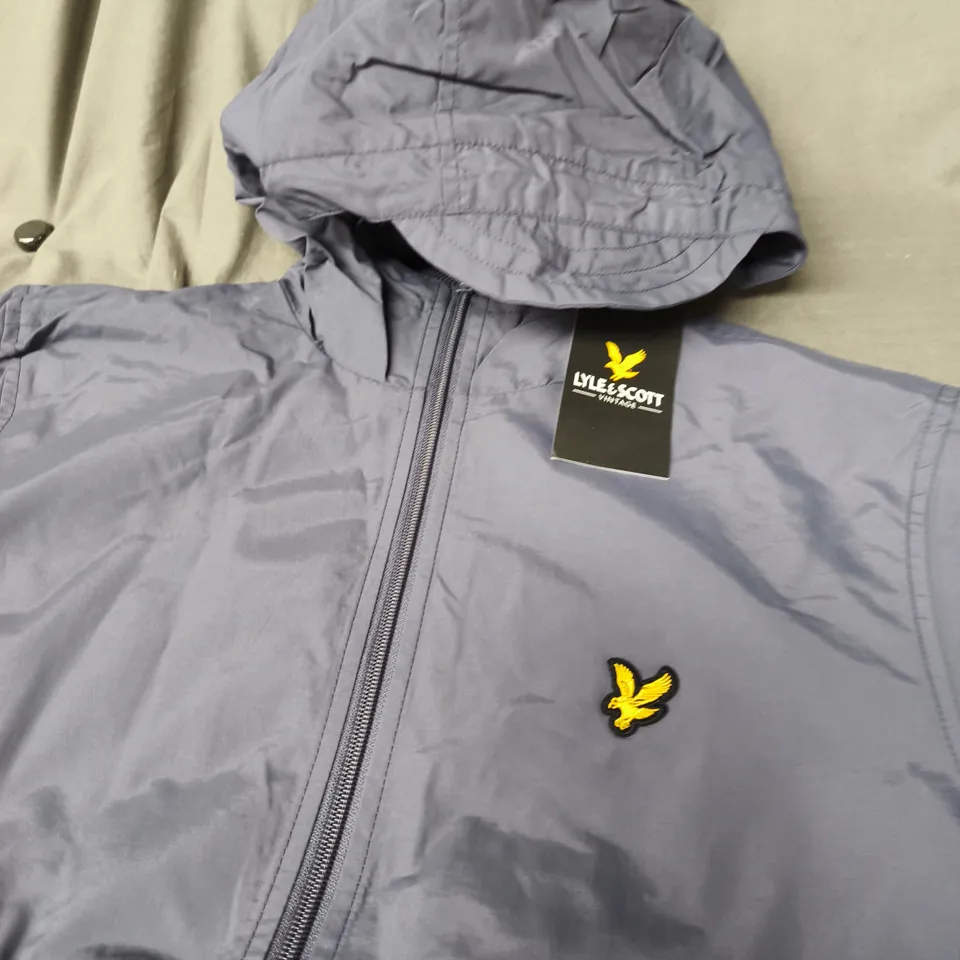 LYLE & SCOTT VINTAGE HOODED JACKET – GREY - SIZE S