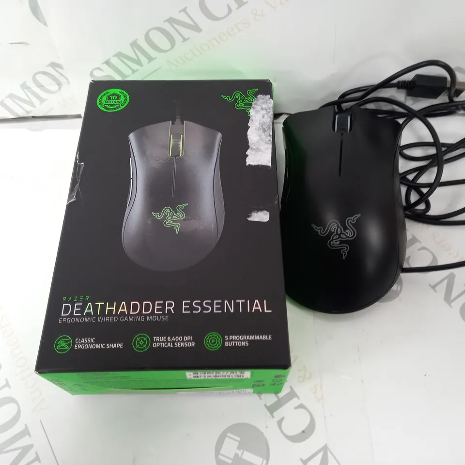 BOXED RAZER DEATHADDER ESSENTIAL MOUSE