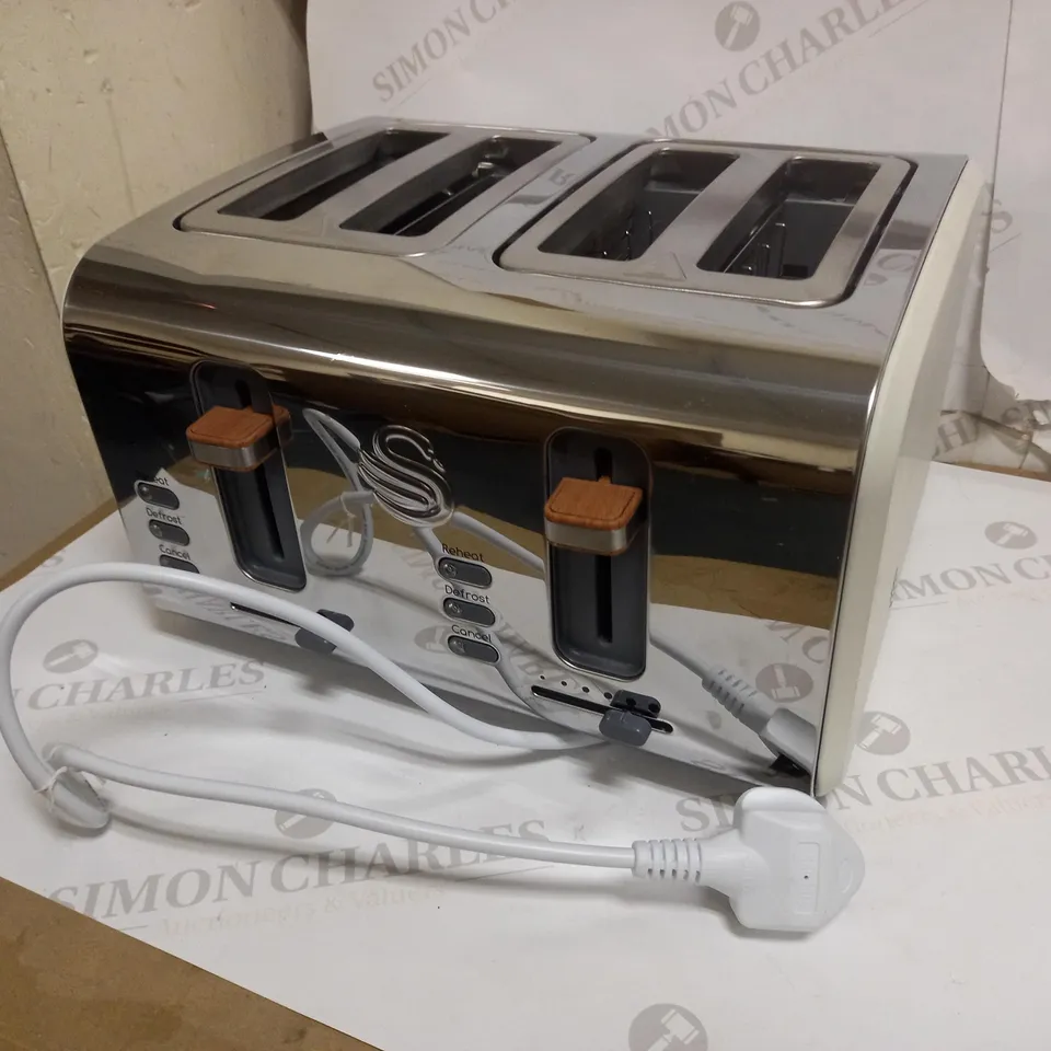 SWAN ST14620WHTN 4 SLICE NORDIC TOASTER