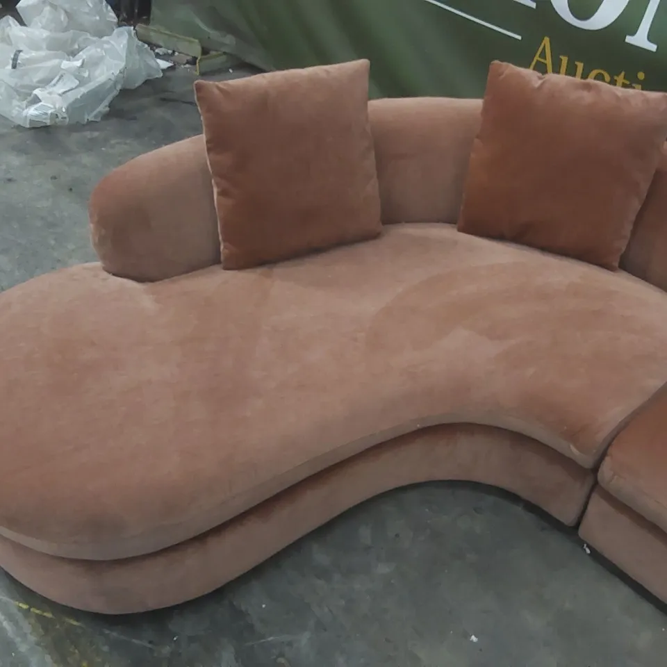 QUALITY DESIGNER DANETTI OTTILIE CORNER CHAISE SOFA 