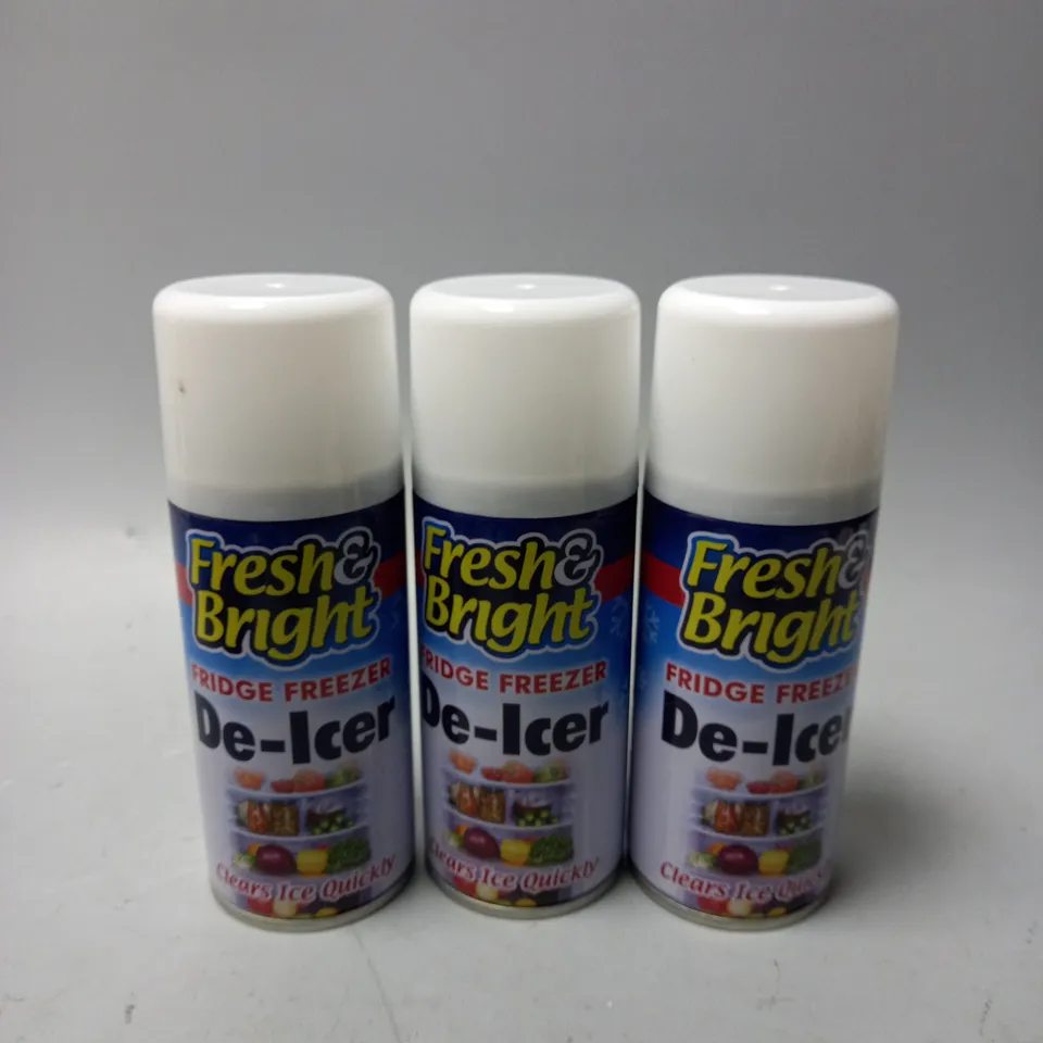 BOX OF APPROX 24 FRESH AND BRIGHT DE-ICER 