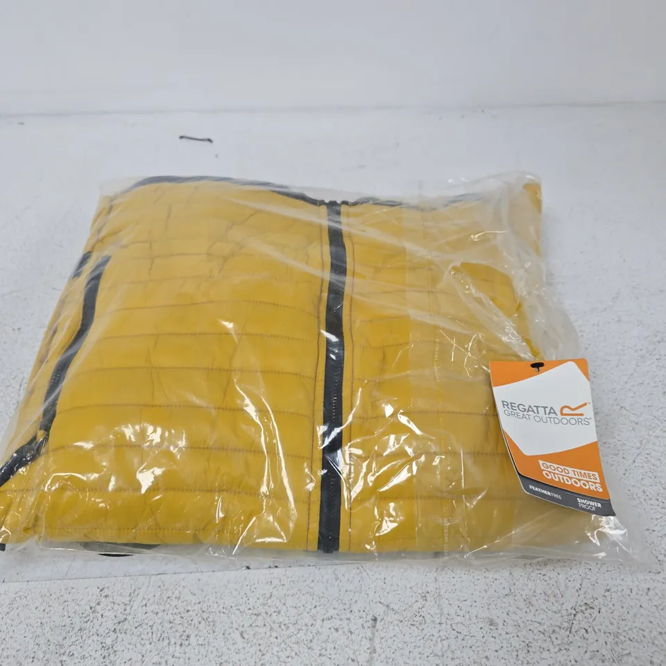 REGATTA GREAT OUTDOORS YELLOW SHOWERPROOF JACKET – UK L