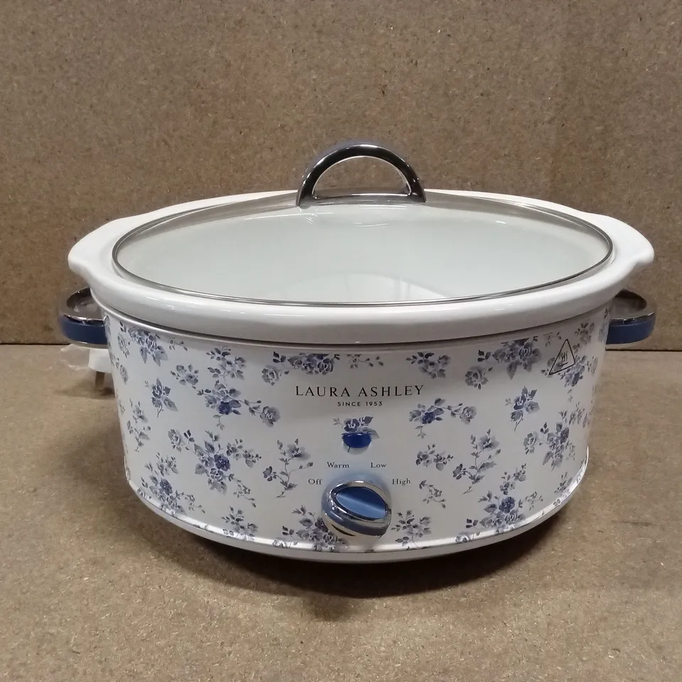 BOXED LAURA ASHLEY 6.5L SLOW COOKER