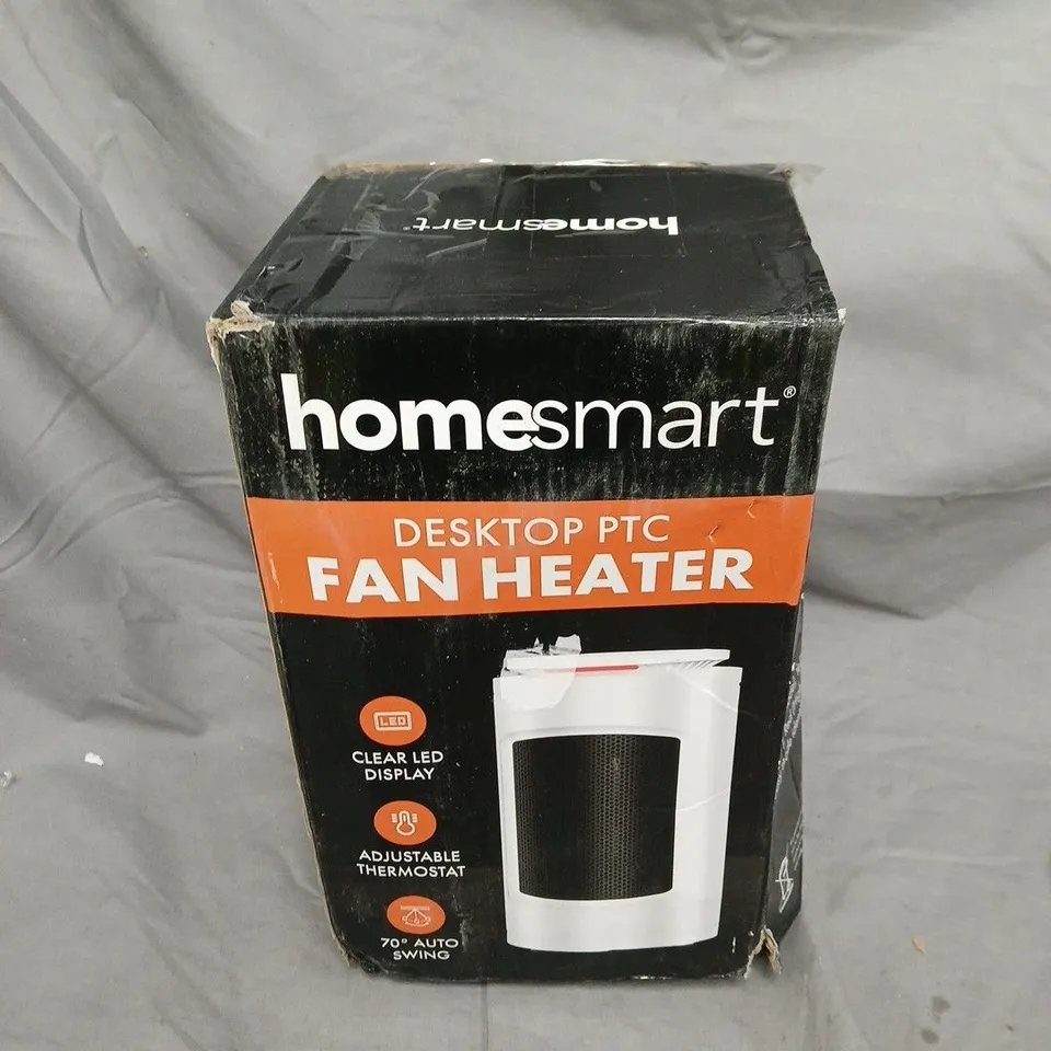 BOXED HOMESMART DESKTOP PTC FAN HEATER