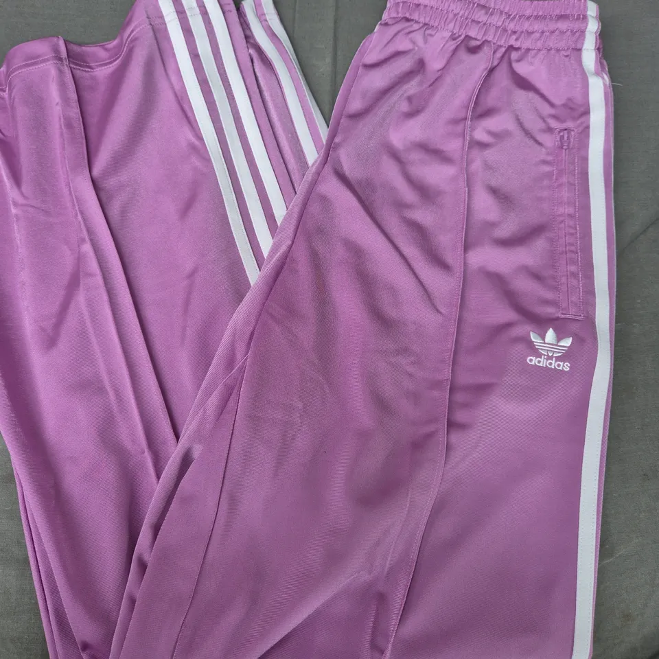 ADIDAS FIREBIRD TRACKSUIT BOTTOMS IN PINK - UK SMALL