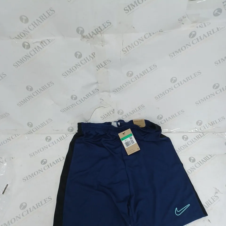 XL NIKE BOYS ACADEMY SHORTS BLUE/NAVY/BLACK