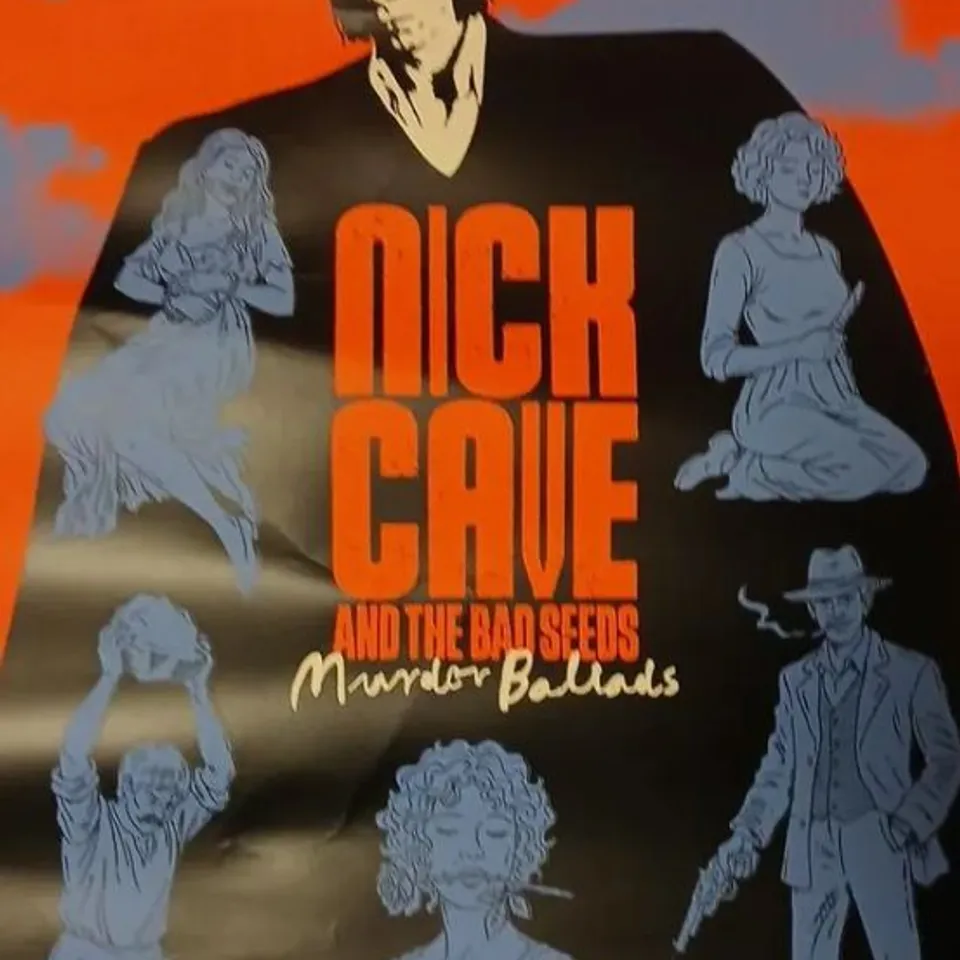 NICK CAVE & THE BAD SEEDS – MURDER BALLADS ANNIVERSARY SCREEN PRINTED POSTER