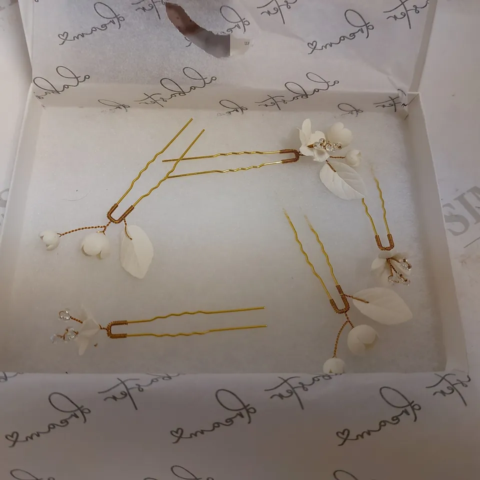 BOXED ALABASTER DREAM ARTISANAL BRIDAL PINS
