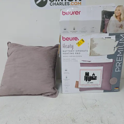BEURER HEATY BATTERY-OPERATED HEATING PAD – BOXED