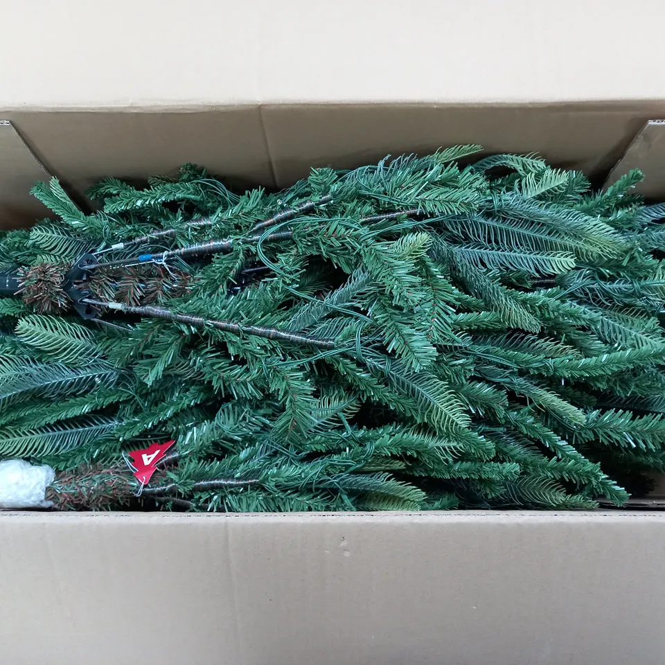 7FT FRASER FIR UPSWEPT PRE-LIT MIXED TIPS CHRISTMAS TREE - COLLECTION ONLY RRP £209.99