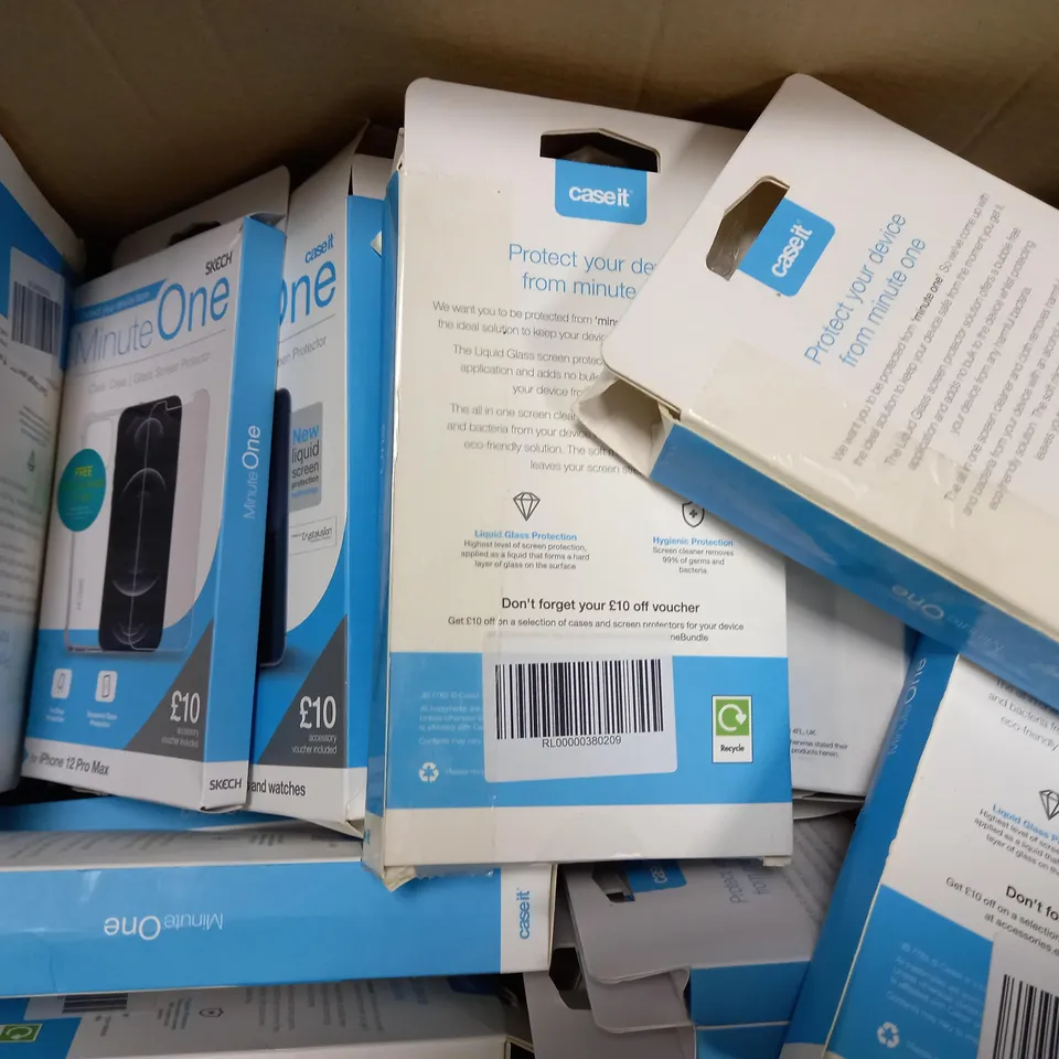 BOX OF APPROX 30 ASSORTED PHONE ACCESSORIES FOR VARIOUS PHONES