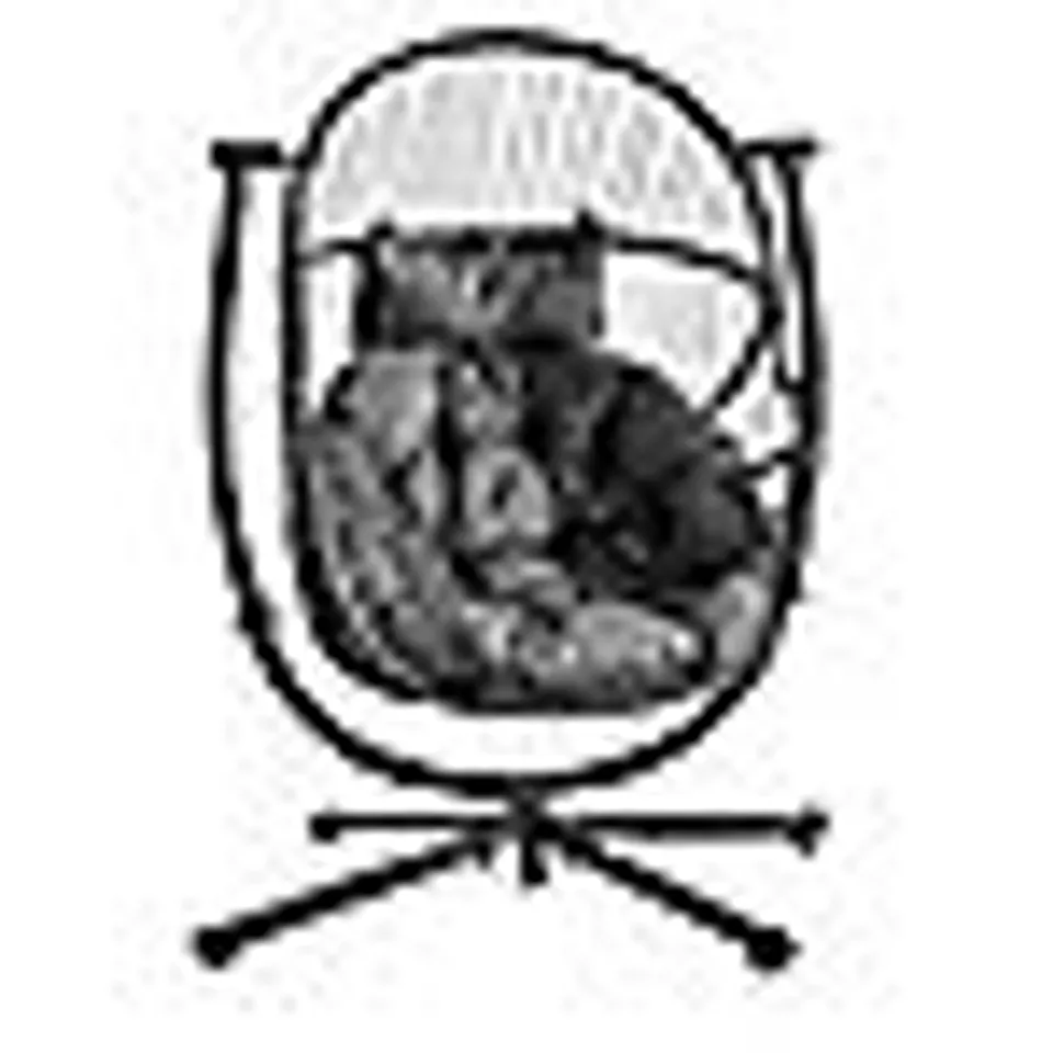 ABODE INDOOR OUTDOOR ROCKING SWIVEL EGG CHAIR & FOLDING BASKET