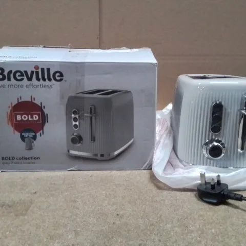 BOXED BREVILLE GREY 2 SLICE TOASTER 