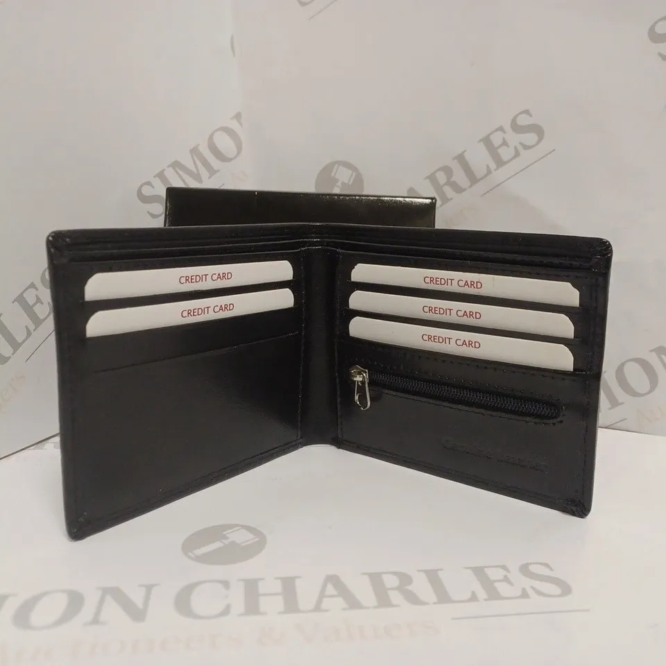 BOXED THE PERSONALISED MEMENTO COMPANY PERSONALISED SECRET MESSAGE LEATHER WALLET RRP £19.99