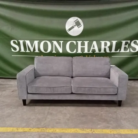 DUSK SOHO 3 SEATER SOFA - GREY FABRIC