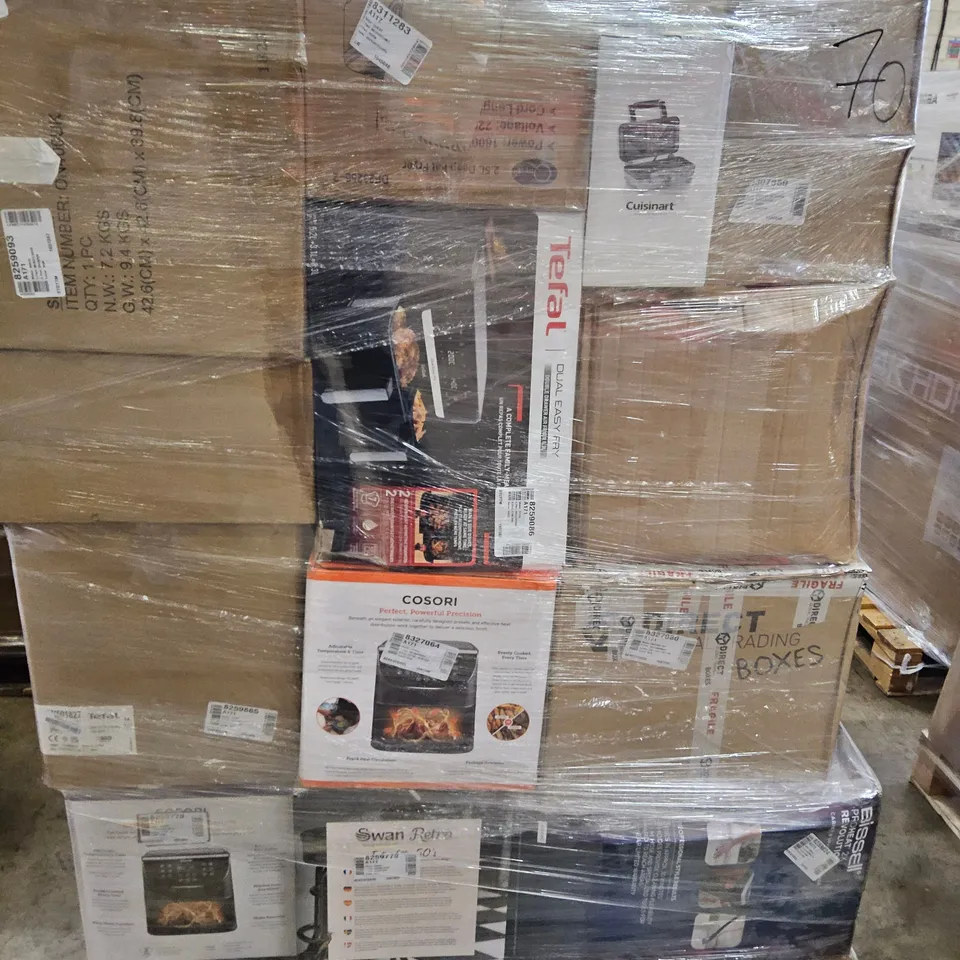 PALLET OF APPROXIMATELY 30 UNPROCESSED RAW RETURN HOUSEHOLD AND ELECTRICAL GOODS TO INCLUDE;